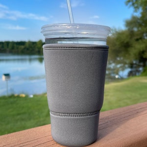 Blank Neoprene Iced Coffee Drink Soda Sleeve Cozy Perfect for Heat Transfer Vinyl for Customizing image 3