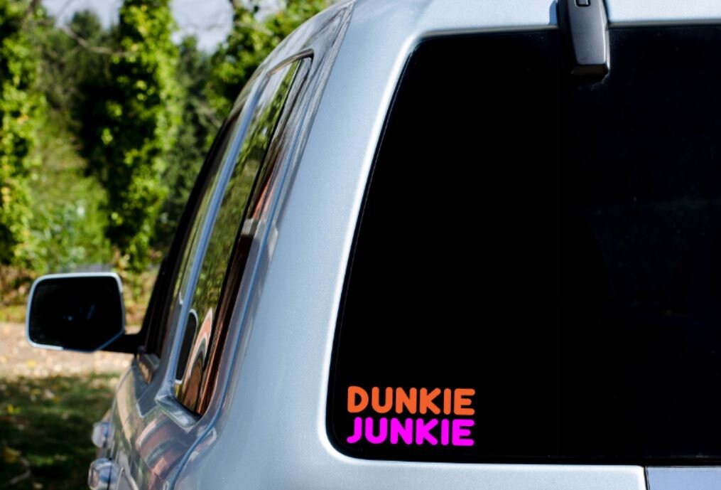 Dunkie Junkie Decal Car Sticker Vinyl Weatherproof Laptop Etsy