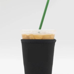 Blank Neoprene Iced Coffee Drink Soda Sleeve Cozy Perfect for Heat Transfer Vinyl for Customizing image 8