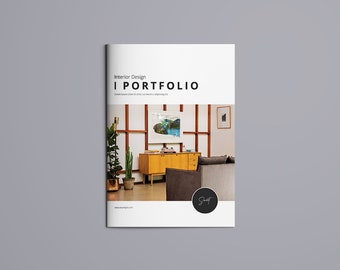 portfolio template etsy designer portfolio template