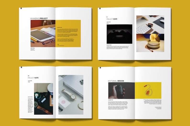 Portfolio Template Designer Portfolio Brochure Multipurpose - Etsy