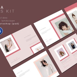 Printable Media Kit Template Fashion Blogger Media Kit, , Influencer ...