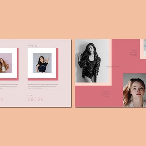 Printable Media Kit Template Fashion Blogger Media Kit, , Influencer ...
