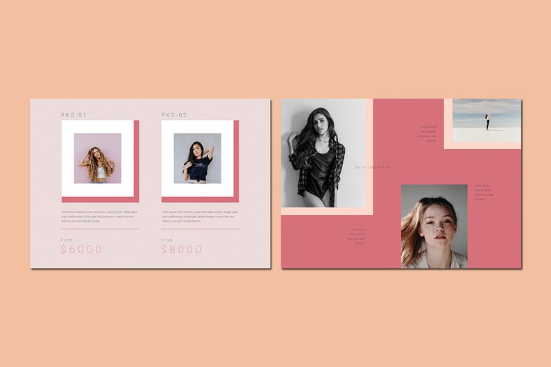 Printable Media Kit Template Fashion Blogger Media Kit - Etsy