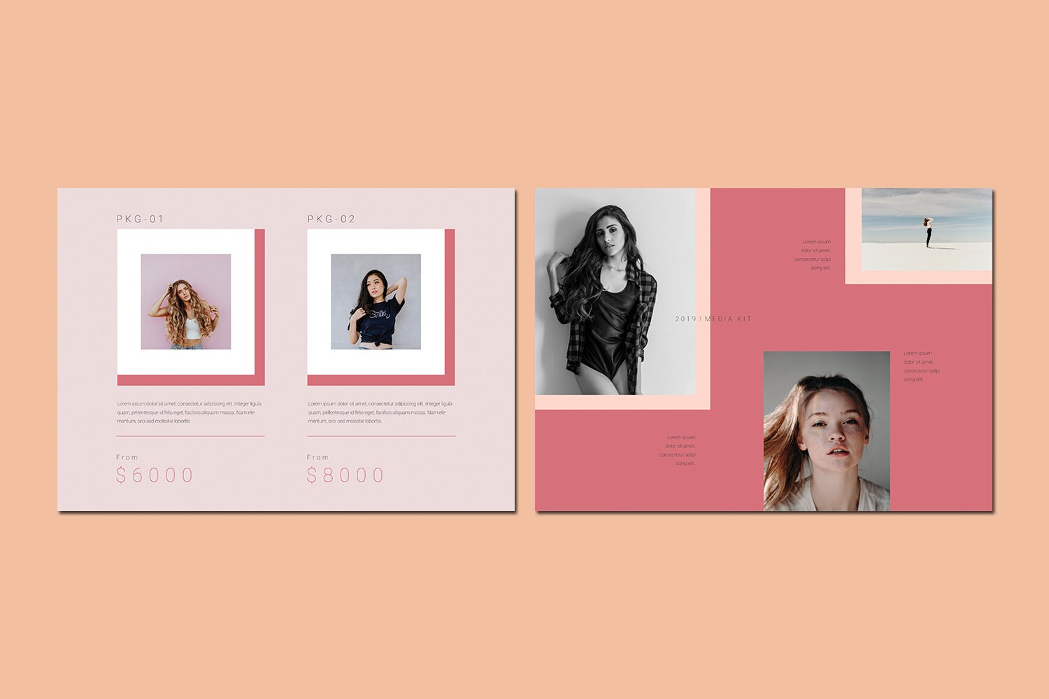 Printable Media Kit Template Fashion Blogger Media Kit - Etsy