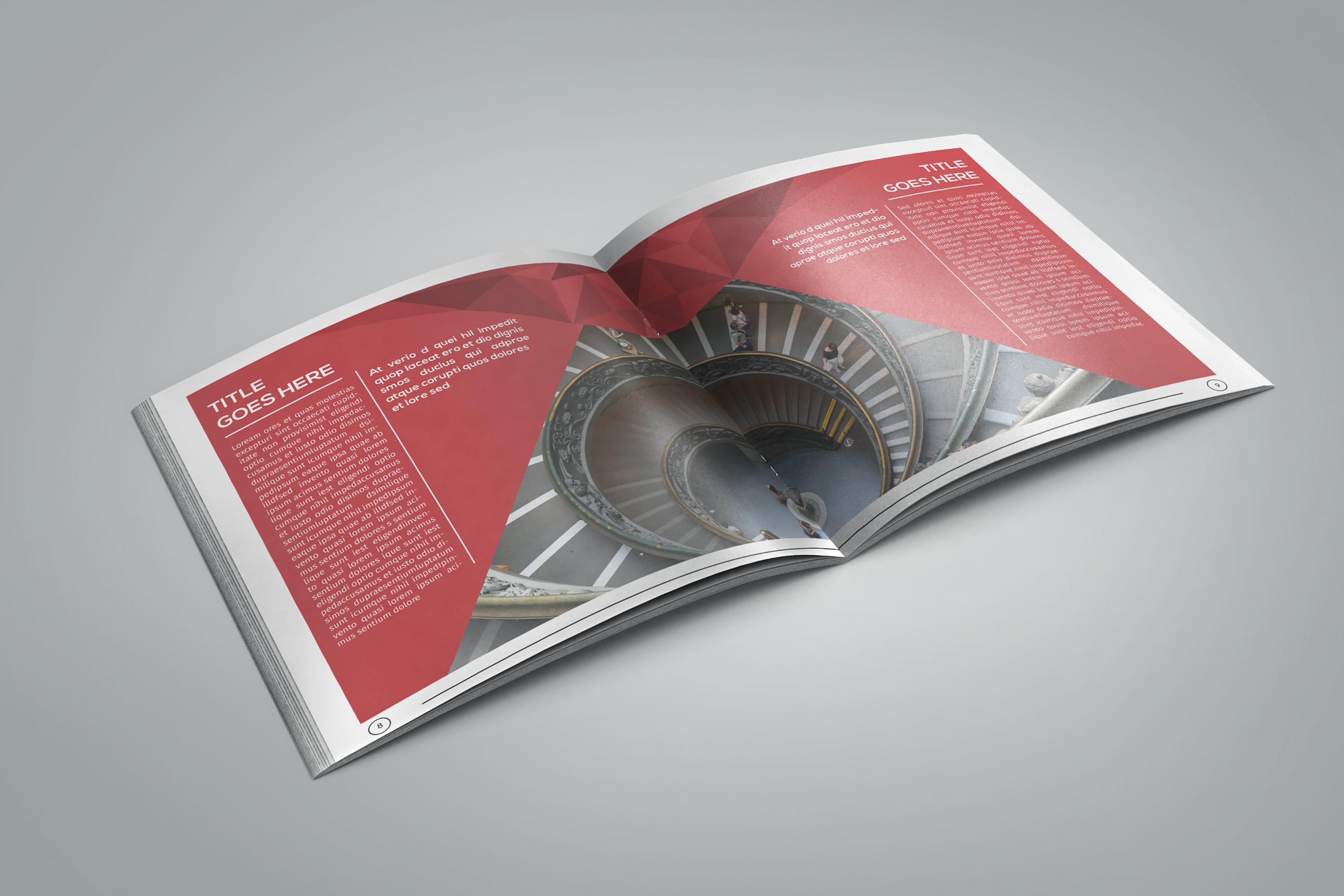 Square Bifold Architecture Brochure Template | (adobe Indesign) Instant ...