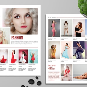 Fashion Product Flyer Template: Photoshop Promotion (Instant Download)