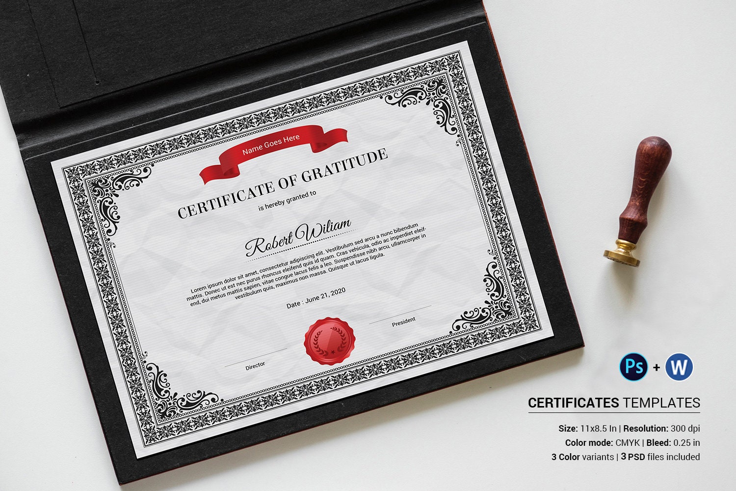 Printable Certificate Template Certificate of Gratitude , Printable Certificate, Photoshop & Ms Word Template Instant Download V22 Within Gratitude Certificate Template Printable Certificate Template Certificate of Gratitude , Printable Certificate, Photoshop & Ms Word Template Instant Download V22 Within Gratitude Certificate Template
