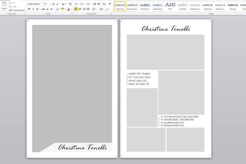 Modeling Comp Card Template Model Comp Card Ms Word Etsy modeling-comp-card-template-model-comp-card-ms-word-etsy