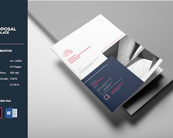 Business Proposal Template: Ms Word & InDesign (Instant Download)