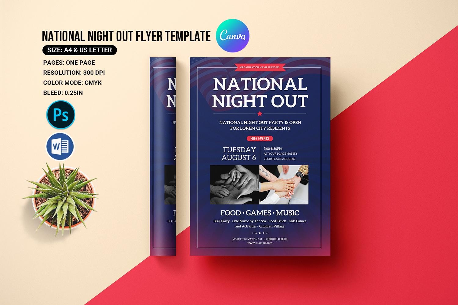 national-night-out-etsy for Free Printable National Night Out Flyer Template National Night Out - Etsy for Free Printable National Night Out Flyer Template