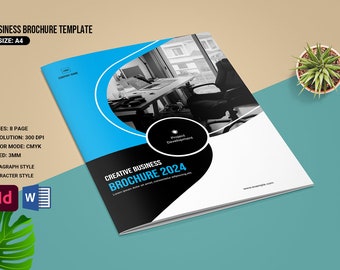 Sjabloon zakelijke brochure | A4, 8 pagina's (directe download)