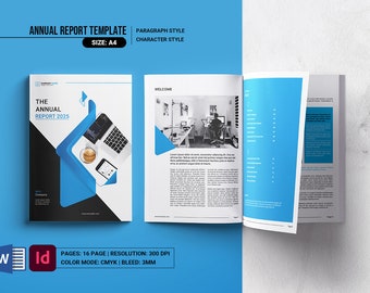 Vorlage für die Vorlage zur Vorlage in der Vorlage: Geschäft, Unternehmen (Microsoft Word & InDesign)