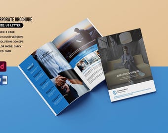 Corporate Brochure Template: Company Profile (Instant Download)