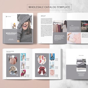 Wholesale Catalog Brochure Template: Multipurpose Product Display (Photoshop, Instant Download)