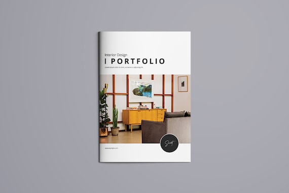 Interior Designer Portfolio Template Interior Design Etsy
