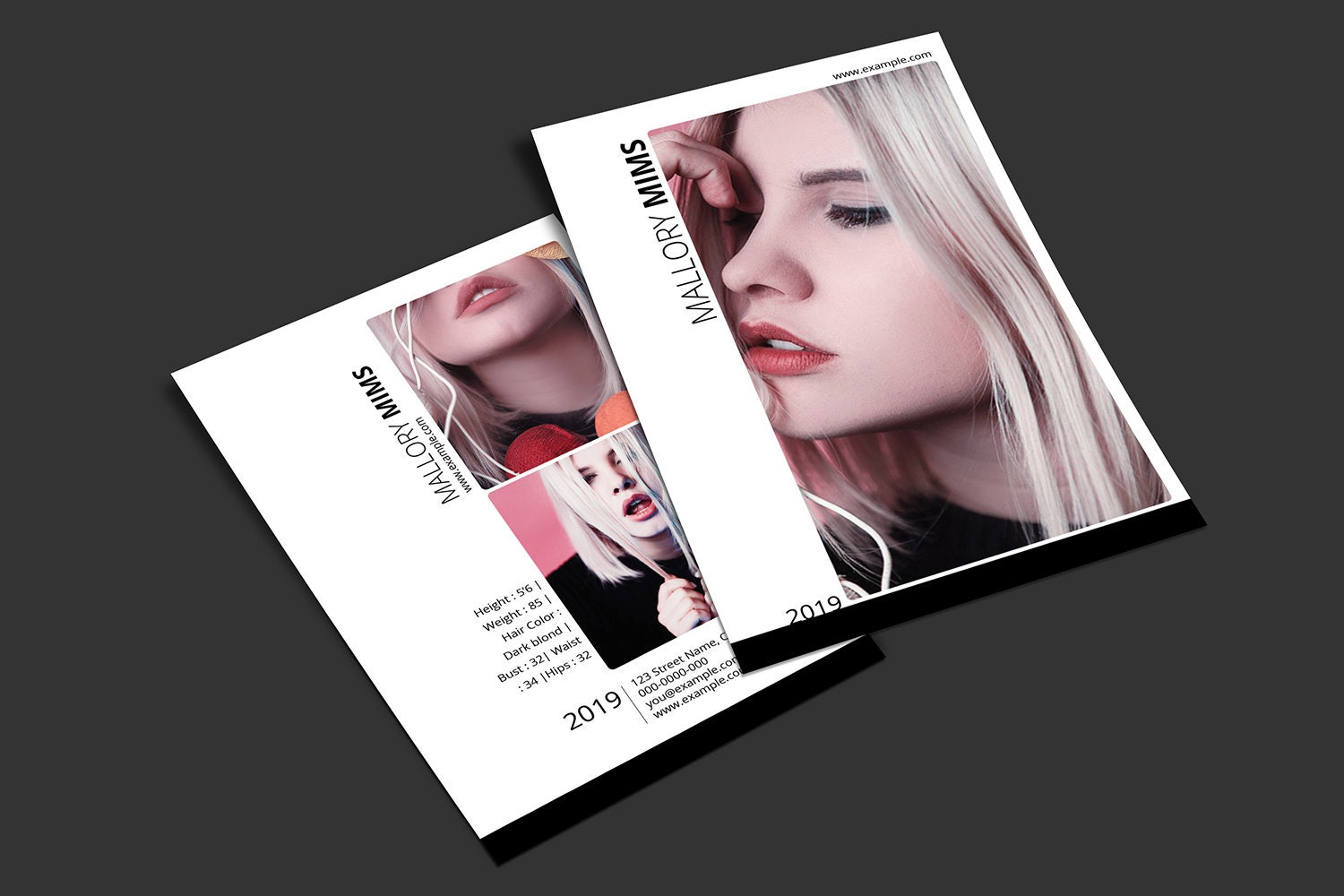 Modeling Comp Card Template Model Comp Card, Composite Card Ms Word