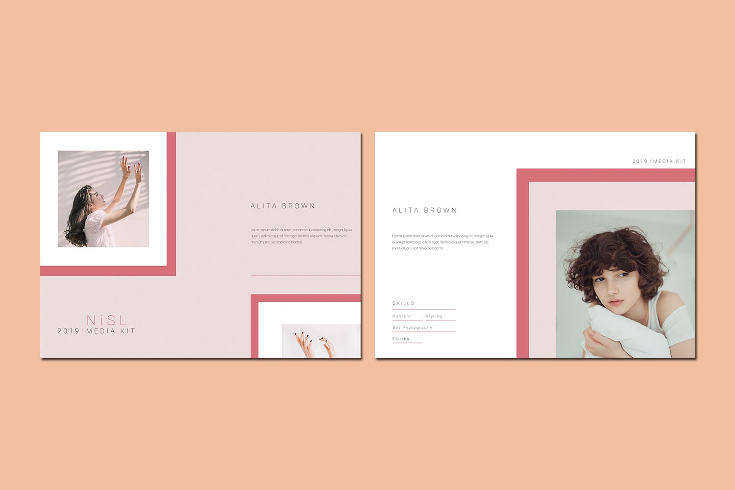 Printable Media Kit Template Fashion Blogger Media Kit - Etsy