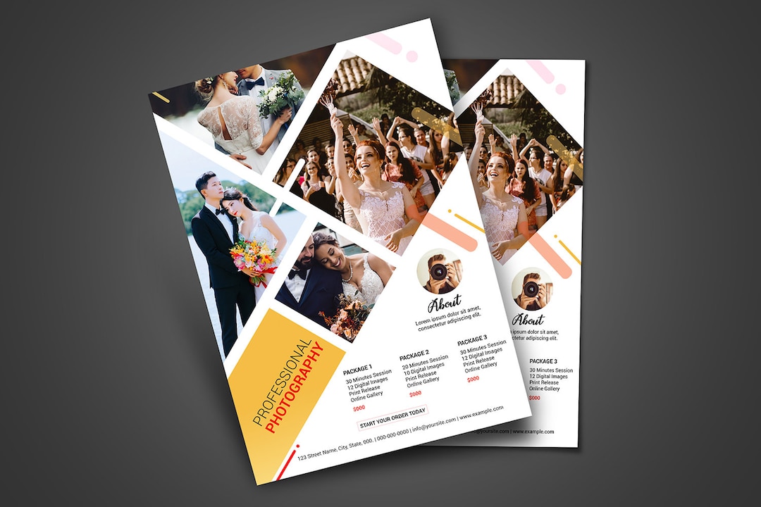 Photography Flyer Template Photography Business Promotion Flyer