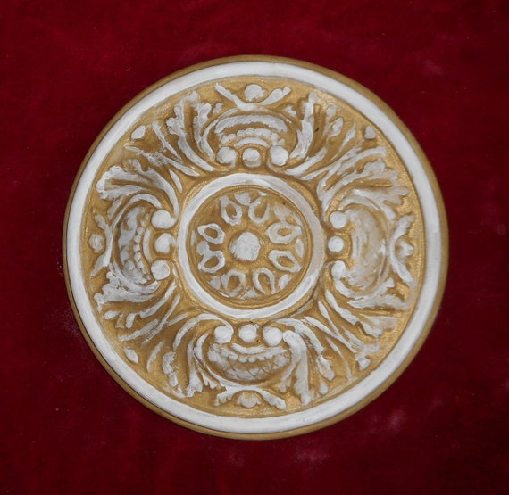 Ceiling Rose Medallion Plaster Details Lighting Home And Etsy
