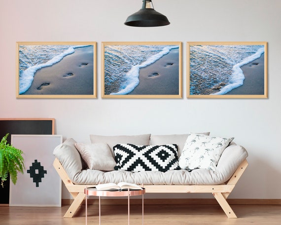 Download Playa de arte de la pared triptico For Free