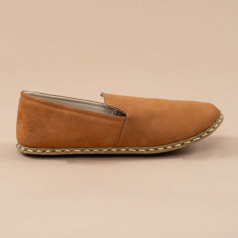 Womens Barefoot Shoes, Wide Toe Box Comfy Shoes, Brown Color Handmade Turkish Slip On Shoes, All Natural Women Wider Shoes, Mothers Day Gift image 2