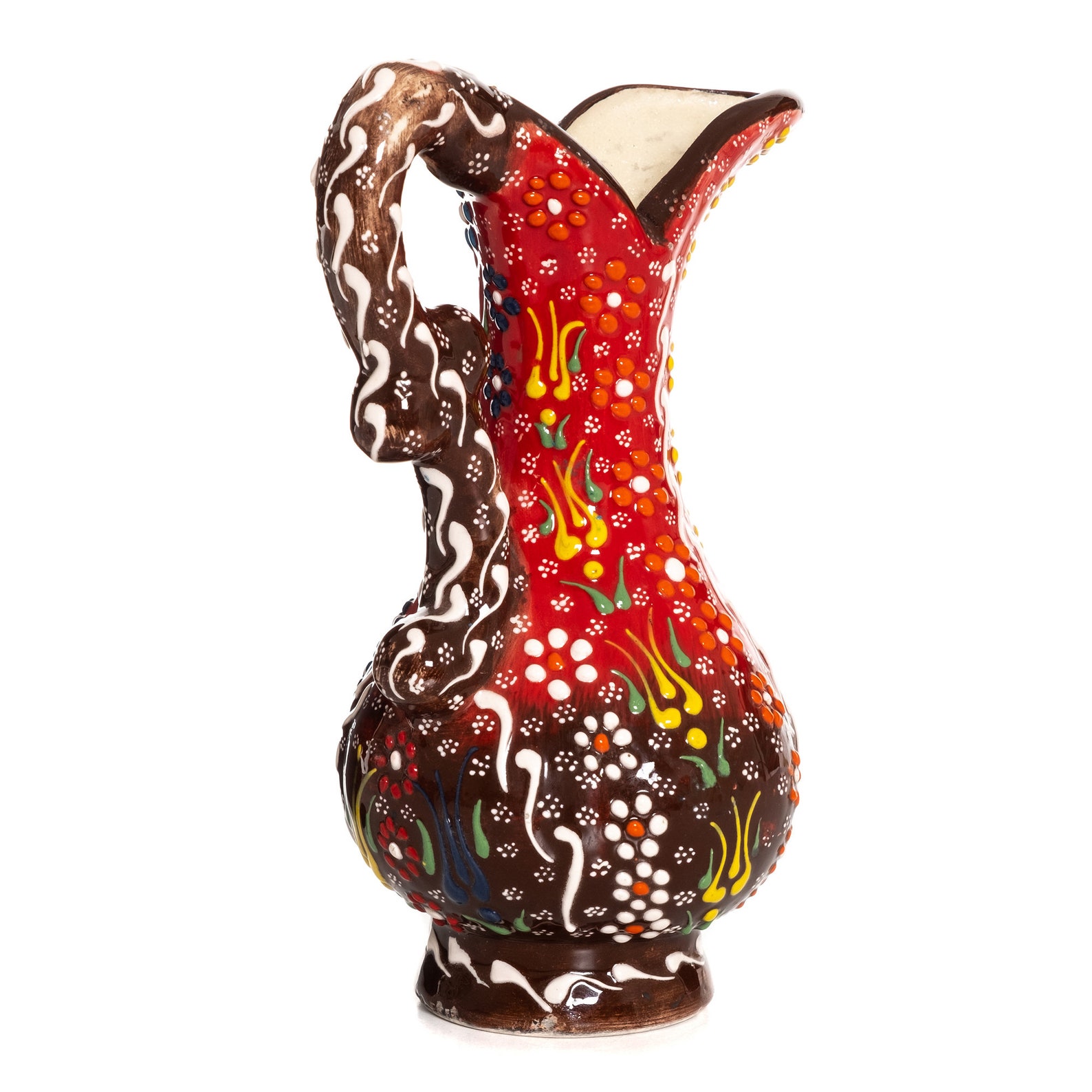 Red Floral Wine Decanter Turkey Funky Red Turkish Water Etsy