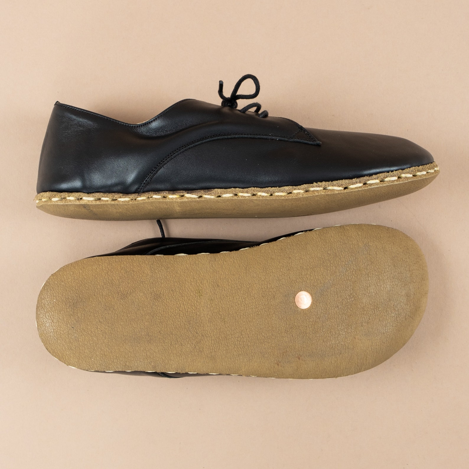Oxford Barefoot Women Classic Yemeni Shoes Black Leather - Etsy