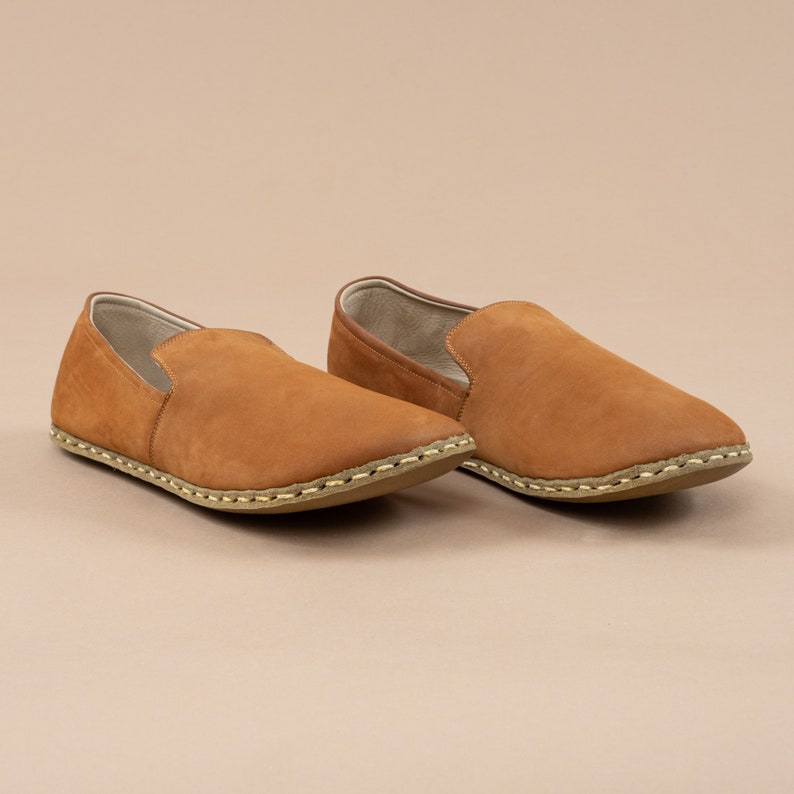 Womens Barefoot Shoes, Wide Toe Box Comfy Shoes, Brown Color Handmade Turkish Slip On Shoes, All Natural Women Wider Shoes, Mothers Day Gift image 5