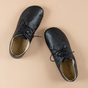 Mens Oxford Shoes, Black Slip-Ons, Turkish Shoes, Mens Barefoot Shoes, Zero Drop Shoes, Mens Wider Shoes, Flat Shoes, Fathers Day Gift image 5