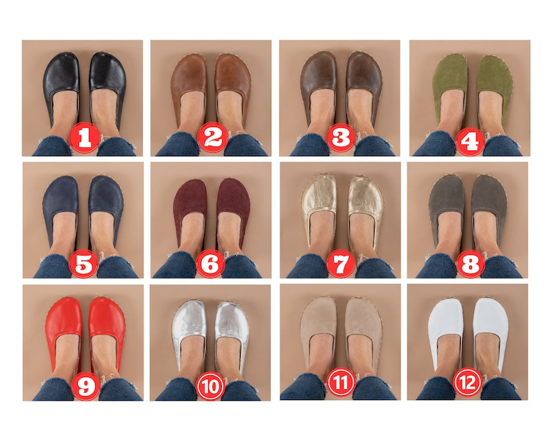 Erdungsschuhe für Frauen, minimalistische Erdungsschuhe für Frauen, Barfuß-Ballettschuhe in Tan, Barfuß-Flachschuhe für Frauen, breite Flachschuhe Bild 6