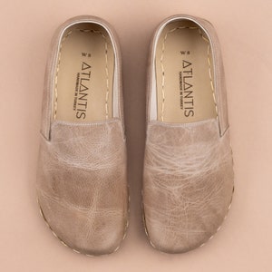 Women Barefoot Tan Minimalist Shoes, Wide Toe Box Comfy Shoes, Handmade Turkish Slip On Shoes, All Natural Zero Drop Shoes