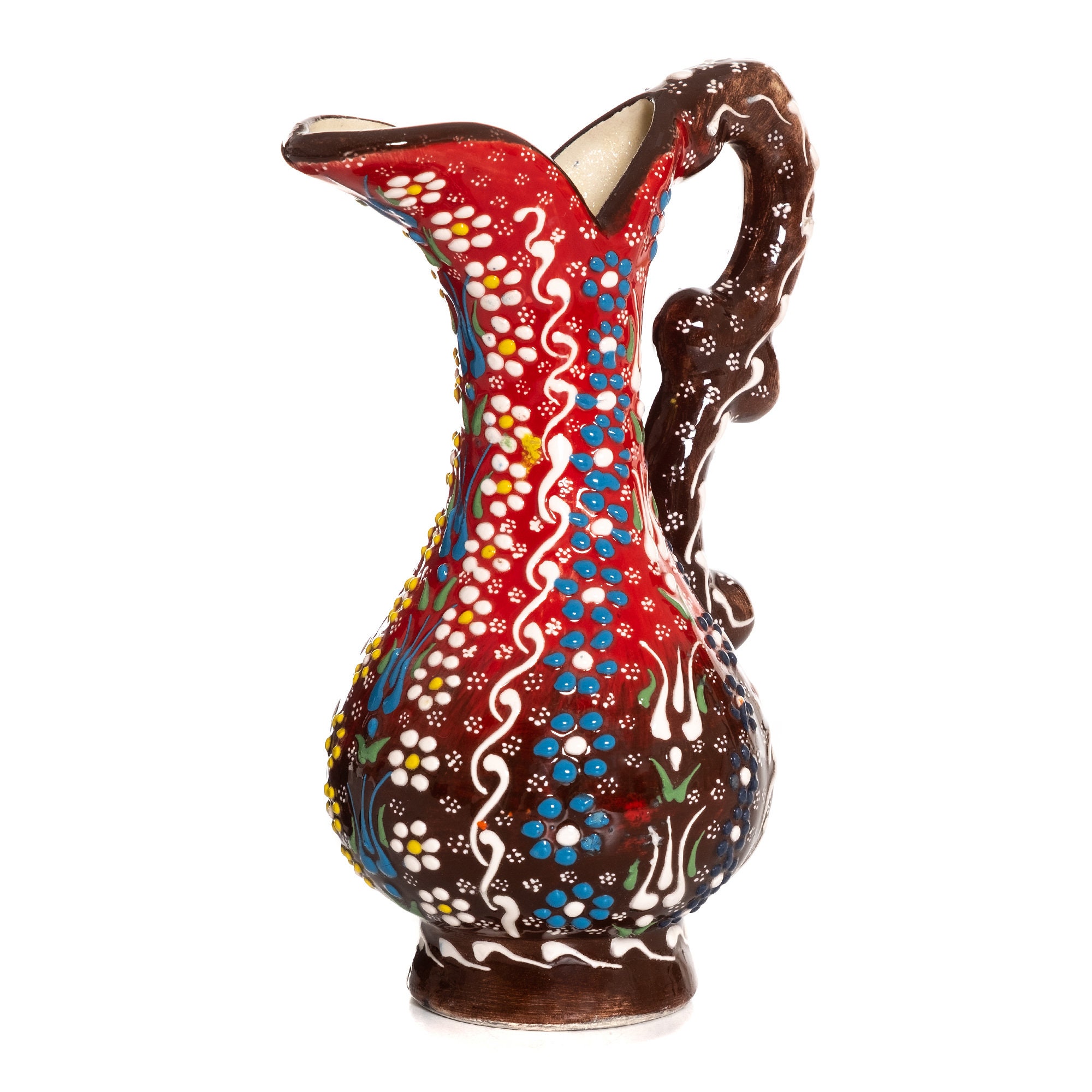 Red Floral Wine Decanter Turkey Funky Red Turkish Water Etsy UK