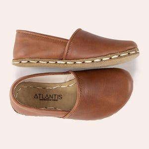 Buty dziecięce Barefoot, skórzane buty dla maluchów, brązowe mokasyny dziecięce, uziemiające buty dziecięce, uziemiające buty dziecięce, ręcznie robione buty dziecięce