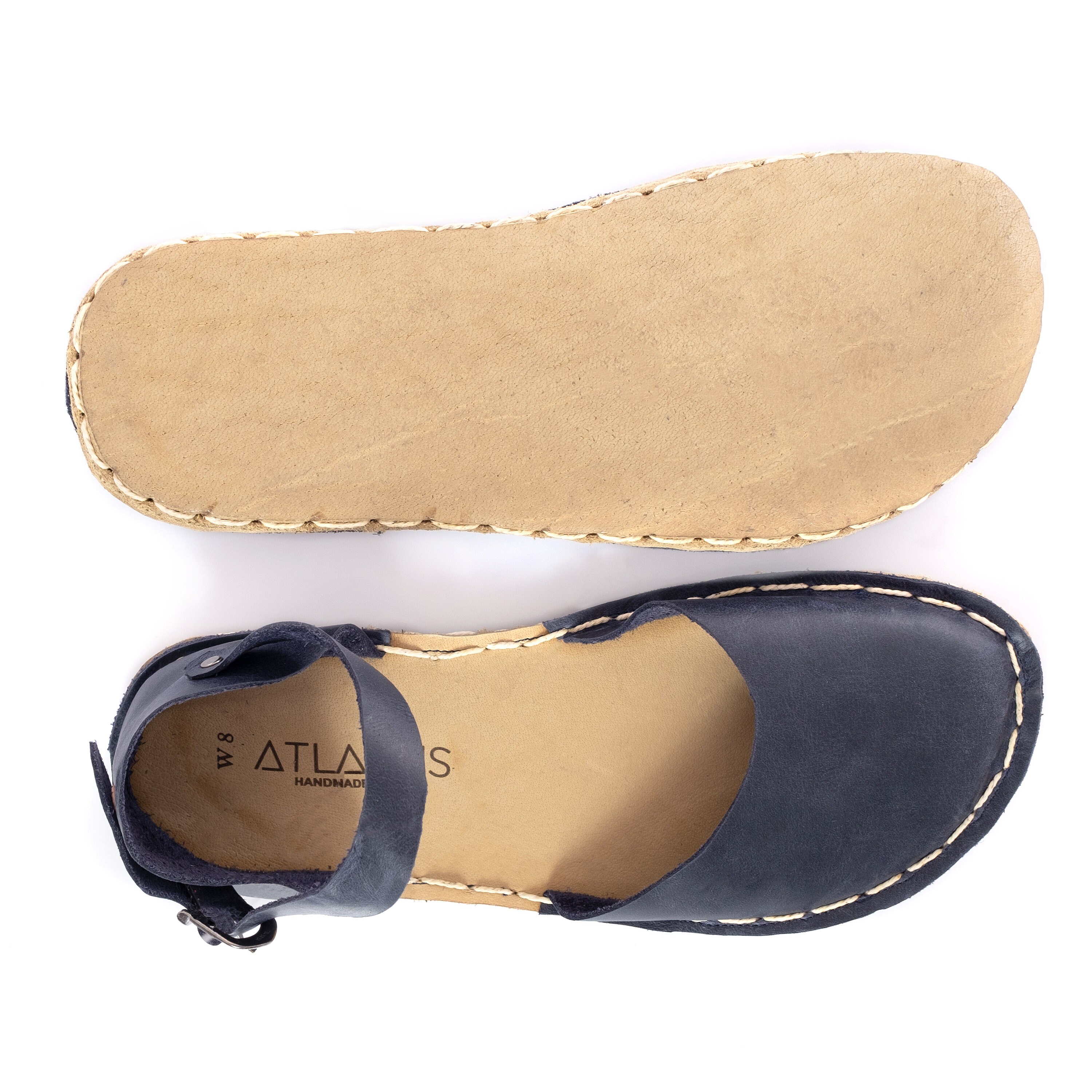 Sustainable Barefoot Sandals Minimalist Shoes Barefoot Navy - Etsy
