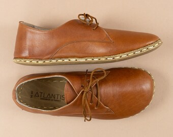 Womens Oxford Shoes, Barefoot Peru Brown Shoes, Barefoot Shoes, Women Moccasins, Turkish Shoes, Wide Toe Box Slip-Ons, All Natural Loafers