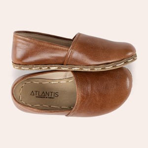 Buty dziecięce Barefoot, skórzane buty dla maluchów, brązowe mokasyny dziecięce, uziemiające buty dziecięce, uziemiające buty dziecięce, ręcznie robione buty dziecięce