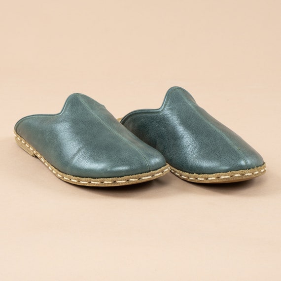 Womens Barefoot Green Slippers Women Wide Slippers Barefoot Etsy UK