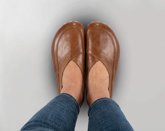 Women Earthing Barefoot Shoes, Minimalist Women Grounding Shoes, Barefoot Antique Brown Cross Ballet Shoes, Barefoot Shoes For Women, Gifts