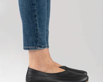 Women Earthing Barefoot Shoes, Minimalist Women Grounding Shoes, Barefoot Black Cross Ballet Shoes, Barefoot Shoes For Women, Ballet Shoes