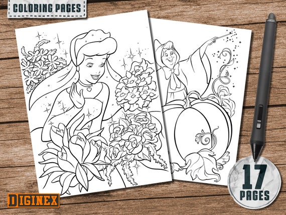 74 Cinderella Coloring Pages Pdf  Images