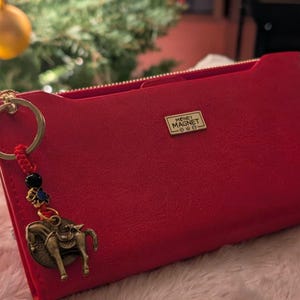 Limited Edition: Wealth Feng Shui MONEY MAGNET WALLET™ -  Prosperity for 2026 Year of the Horse with Golden Metal Horse