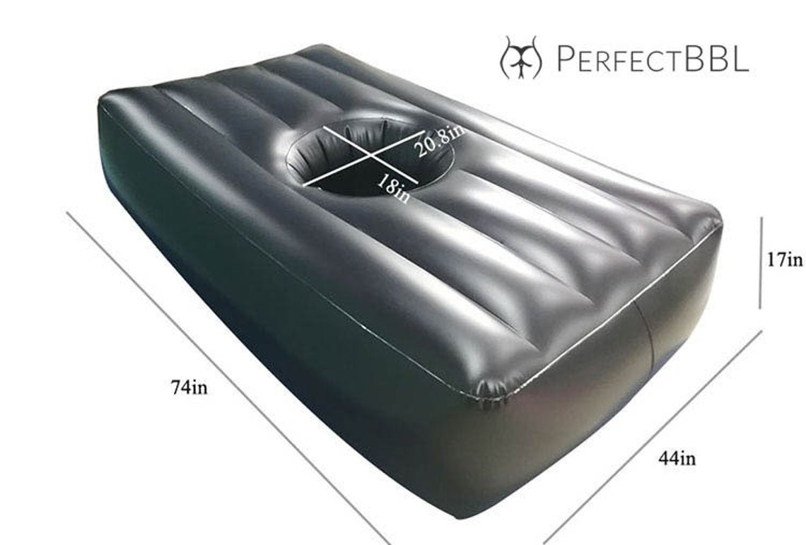 BBL Recovery Inflatable Mattress With Hole BLACK Brazilian Etsy