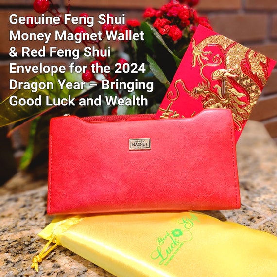 Feng Shui Red Wealth Wallet with Bull Image | eBay