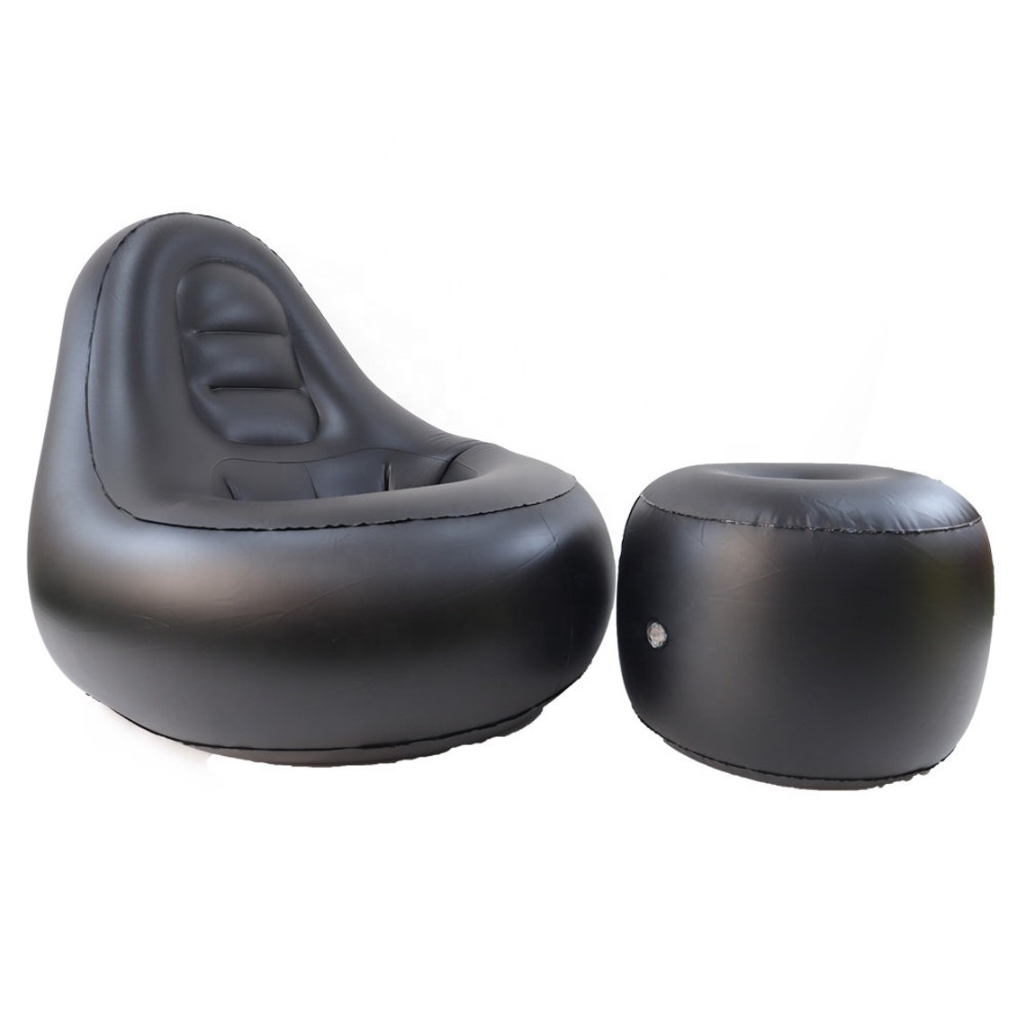 BBL Inflatable Sofa Chair Lounger With Hole and Ottoman Etsy