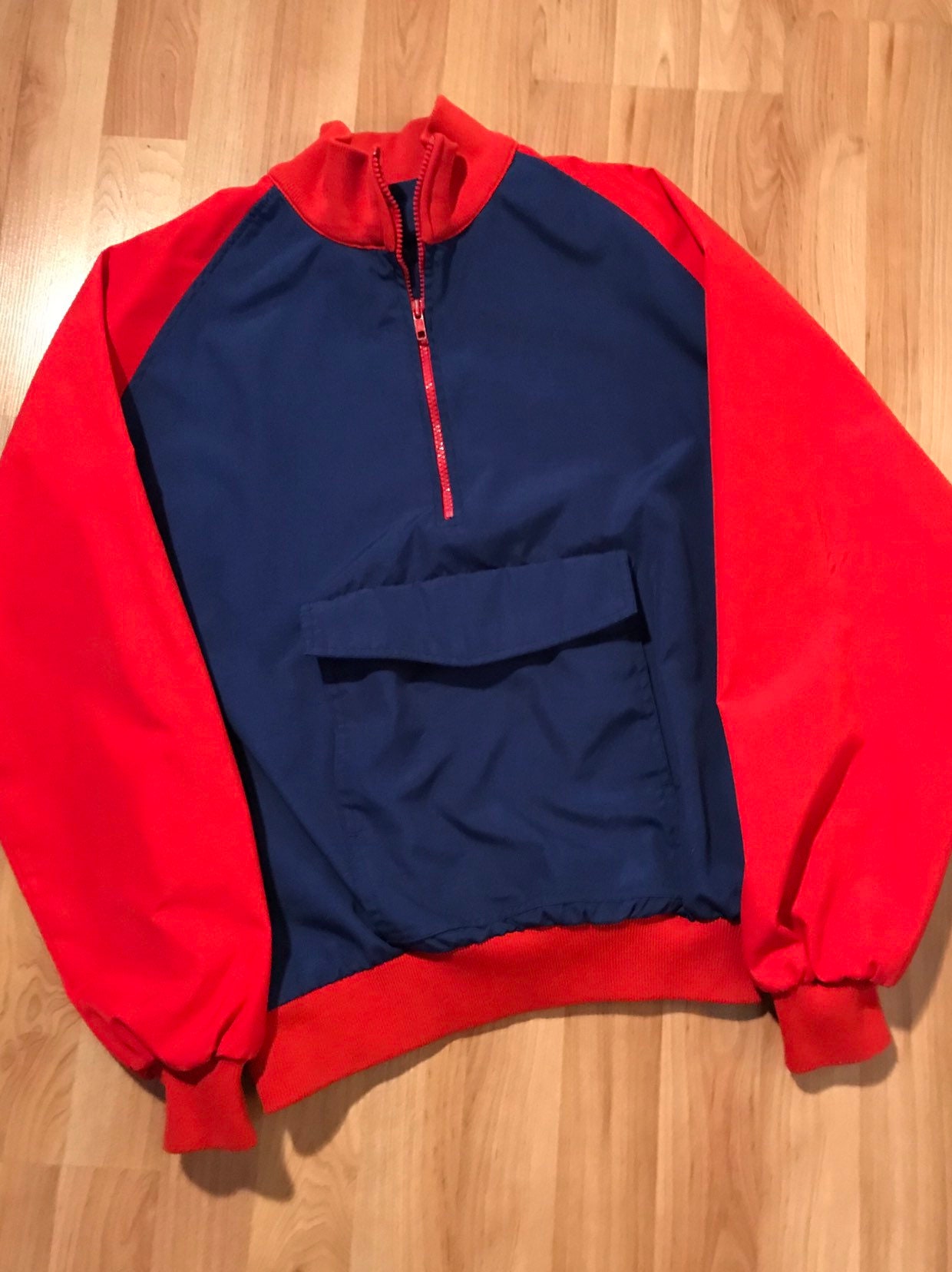 80s pullover windbreaker