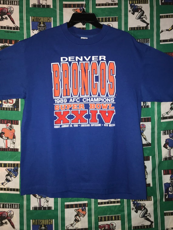 89-90 Trench Denver Broncos Champs Tee