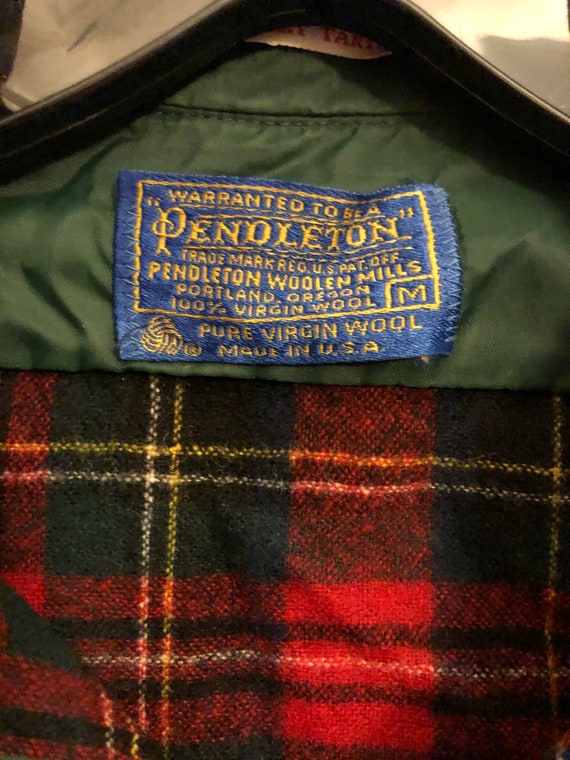 Vintage Plaid Pendleton Button-up - image 3