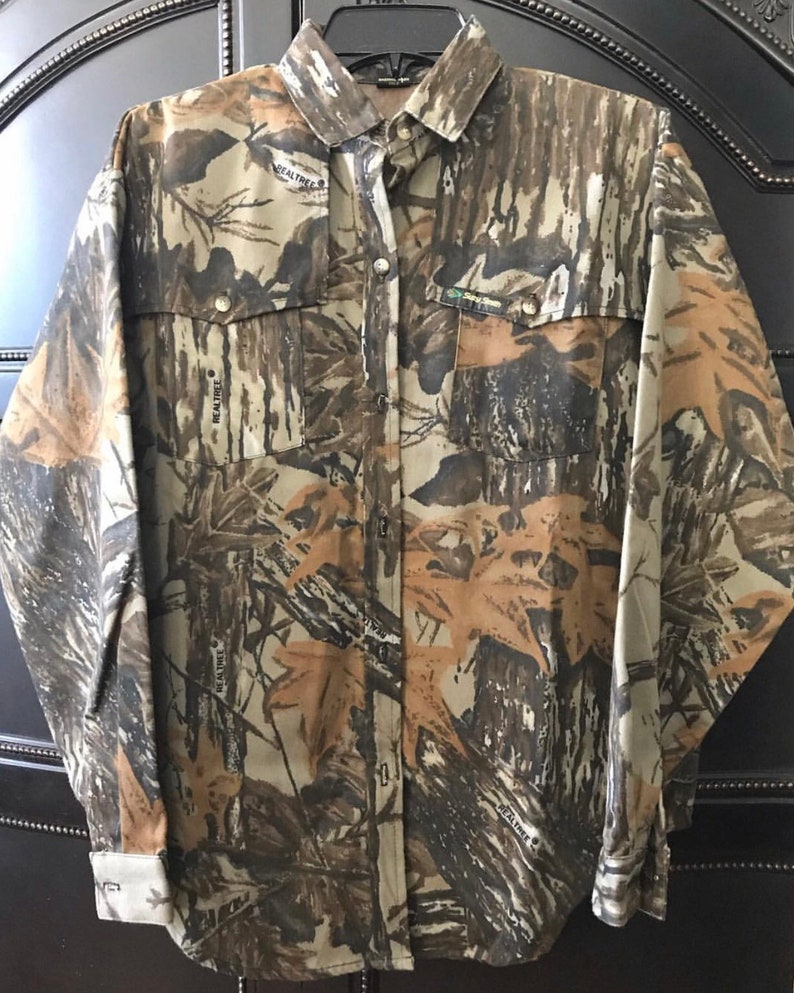 90/'s Womens Suzy Smith Camo Shirt