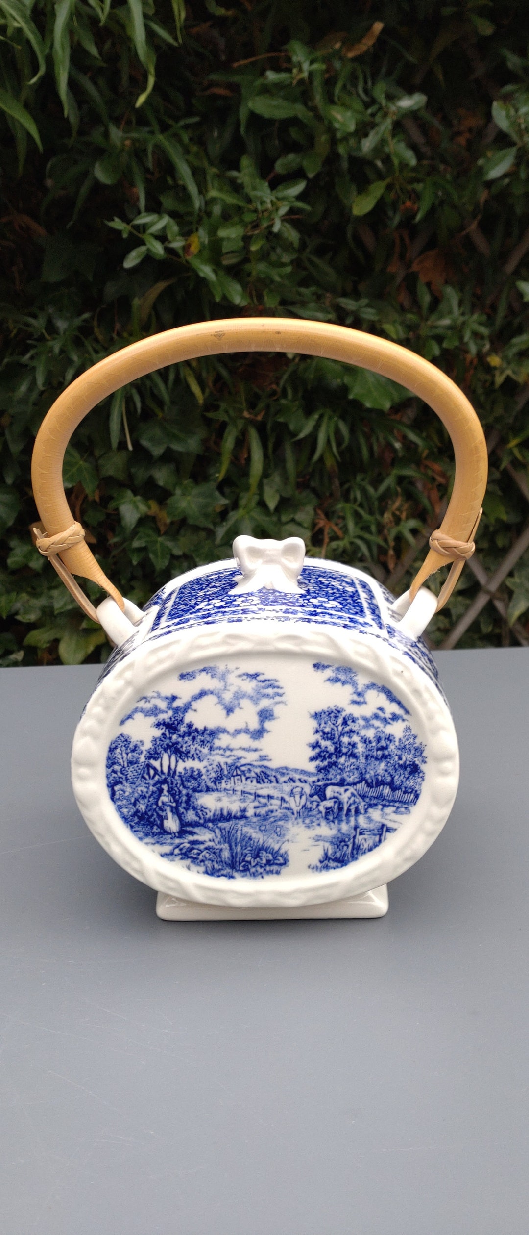 Vintage Sadler Tea Caddy / Biscuit Barrel Very Good Condition Etsy